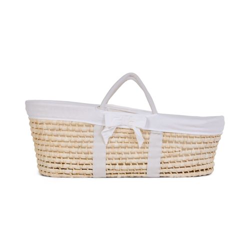 Berceau Panier Moïse + Matelas Et Housse Ecru - Ecru