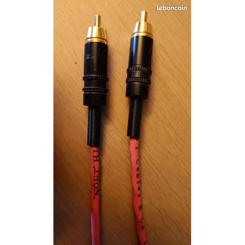 Cable RCA Nout hifi cables & cie 1 m
