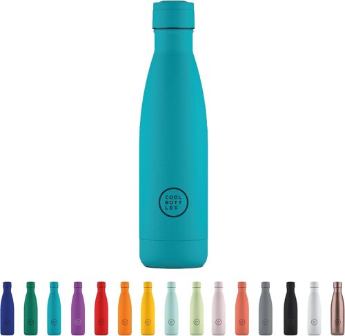 - Bouteille Acier Inoxydable - 350 Ml - Vivid Violet - 23,5 X 7 Cm - Bouteille Isotherme - Boissons Froides 36 Heures Boissons Chaudes 18 Heures - Triple-Cool Technology - Sans Bpa