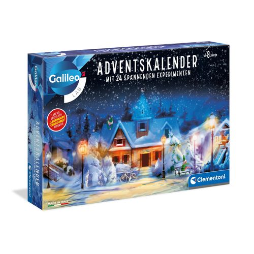 Calendrier De L'avent 2024 Galileo Science ? Calendrier De Noël Avec Petites Expériences Pour Enfants À Partir De 8 Ans De Clementoni 59404