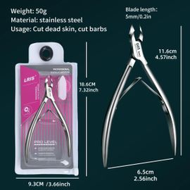 Ore-Ensemble Professionnel De Coupe-Cuticules,Ciseaux À Peau Morte Super Tranchants Pour Femmes Et Hommes,Outil De Manucure Permettant D'économiser Du Travail Des Ongles Et Des Pieds-G05- 