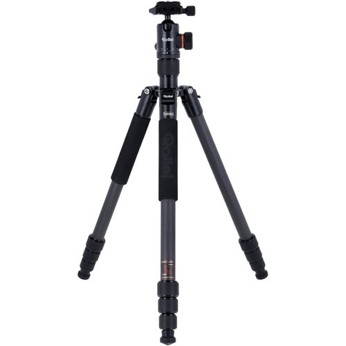 SUBZONAL-Rollei C6i Trepied Appareil Photo Noir, 172cm Trépied de Voyage en Carbone Portable avec Tête Sphérique 360° Trépied Caméra pour Sony Canon Nikon DSLR Trépied Smartphone avec Téléphone Suppo