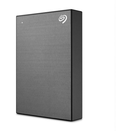 HUNB-One Touch 5To,Disque Dur Externe Portable,Chiffrement Mate¿Riel Par Mot De Passe,Pc,Notebook & Mac,Usb 3.0,Space Gray,Services Rescue Inclus (Stkz5000404)