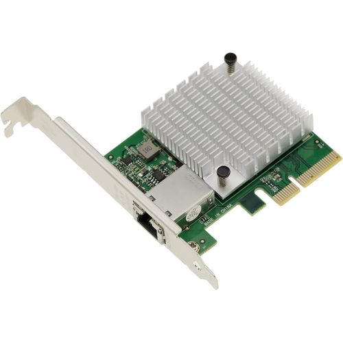 GUJL-Carte Contrôleur Réseau Pcie 4.0 10 Gigabit Ethernet 1 Port Rj45 10G Avec Chipset Aquantia Aqc113C-B1. Low Et High Profile