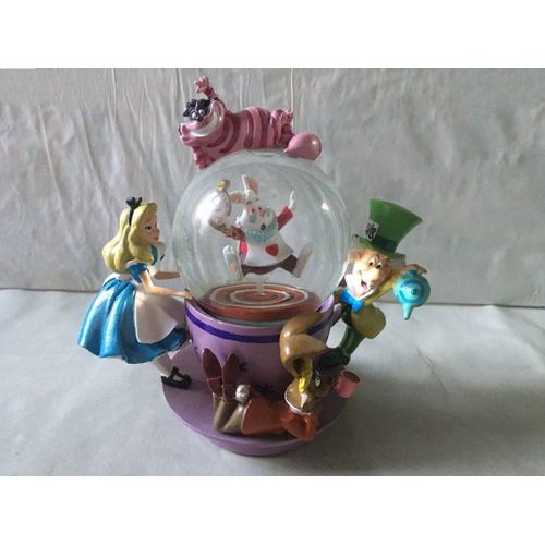 Figurine Boule À Neige Snowglobe Disney Alice Au Pays Des Merveilles Disneyland Paris