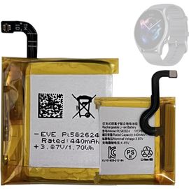 Kalcx-Batterie De Remplacement Pl582624 Compatible Avec Les Ama-Zfit Gtr 3/Gtr 3 Pro A2039,A2040 Smartwatch