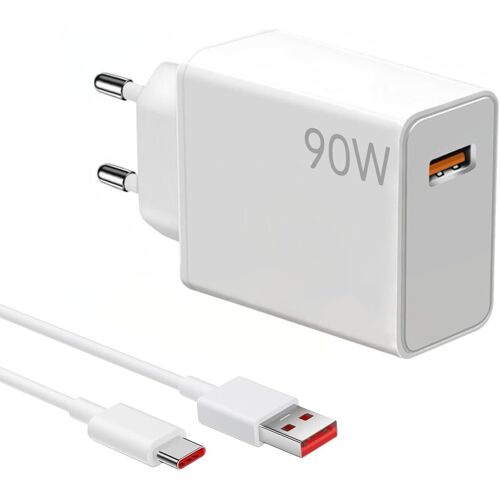 MEVRONISSHOP-90W Chargeur Rapide avec 6A Câble USB C Compatible avec Xiaomi 15 Pro /15 Ultra /15 /14T /14 /13T /13 Lite/13 Ultra/Pad 7/ Redmi Note 14 P ro/14C/13/12 /11 Pr o/POCO X7 Pr o /M7/X6/F7 Pr