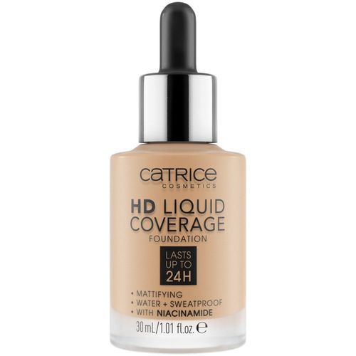 Catrice - Hd Liquid Coverage Foundation Fond De Teint 032 Nude Beige Fond Teint 30 Ml 