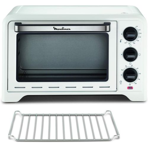 Four Posable Optimo 19 L, Thermostat Jusqu'À 240 °C, 3 Modes De Cuisson Dont Gril, Minuteur, 6 Niveaux De Cuisson, Chaleur Traditionnelle, Blanc Ox441110