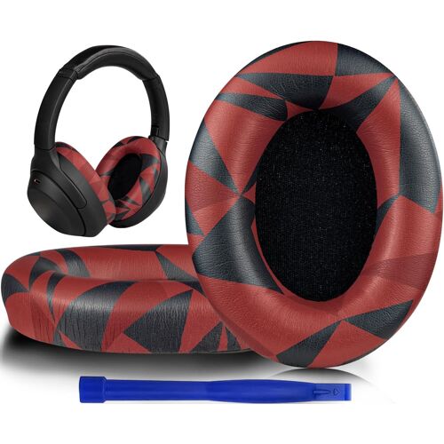 Soft Leather Protein Foam Cushion Pads for Sony WH-1000XM3 (WH1000XM3) Over-Ear Headphones, with Noise Insulation Memory Foam, Extra Thickness