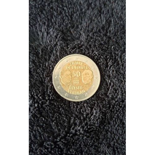 Piece Rare De 2 € Traité De L'Élysée