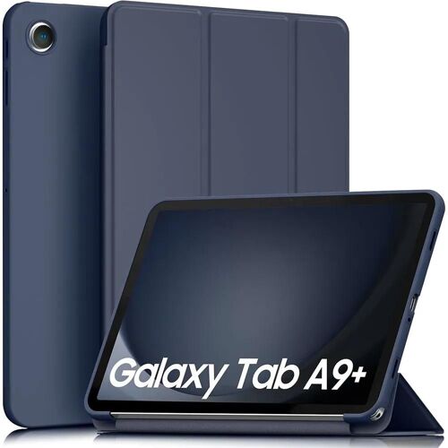 Coque Pour Samsung Galaxy Tab A9 Plus / A9+ (11 Pouces) Protection Slim Avec Fonction Support - Bleu Marine - Efconnection