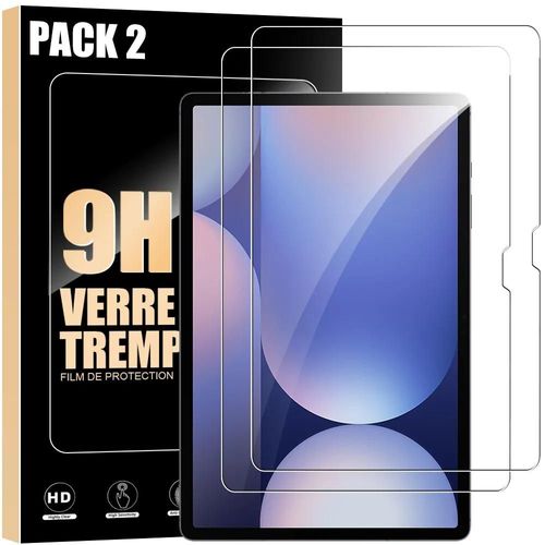 2x Verre Trempé pour Samsung Galaxy Tab S10 Plus / S9 Plus - Protection d'écran Transparent - EFConnection