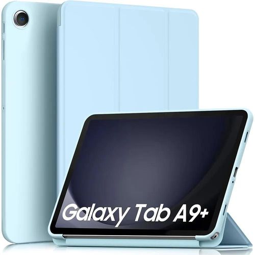 Coque pour Samsung Galaxy Tab A9+ / A9 Plus (11 Pouces) Etui Housse Antichoc avec Fonction Support - Bleu - EFConnection