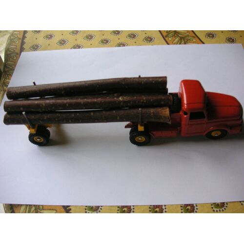 DINKY SUPERTOYS Tracteur Willème 36 A, avec semi-remorque Fardier, fabrication Meccano, avec boîte d'origine.