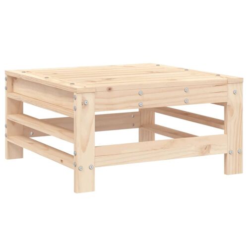 Vidaxl Repose-Pied De Jardin Bois De Pin Massif