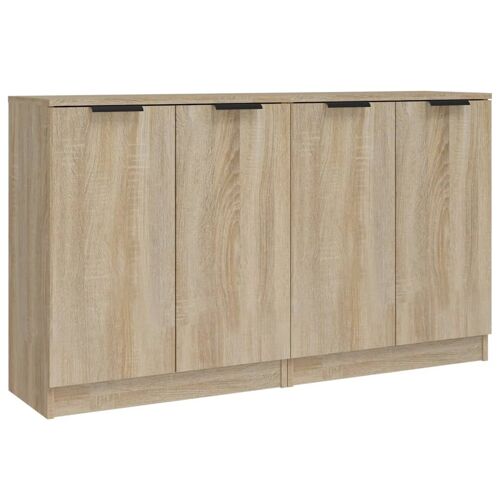 vidaXL Buffets 2 pcs Chêne Sonoma 60x30x70 cm Bois d'ingénierie