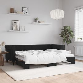 Vidaxl Lit De Jour Avec Gigogne Sans Matelas 80x200 Cm