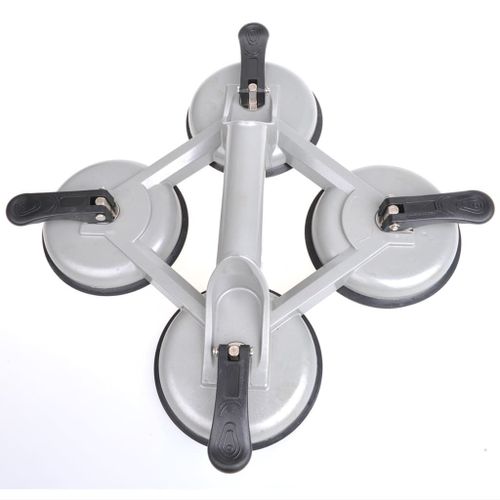 ProPlus Appareil de levage à vide avec 4 ventouses Aluminium Argenté