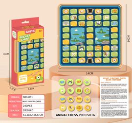 Mini Jeu De Société Magnétique De Poche Pour Enfants, Stimulant L'Esprit Et La Motricité, Pour Jouer À La Dînette, Interactif, Portable Et Facile À Transporter.