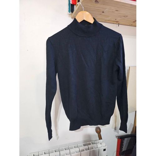 Pull Noir Devred En Laine