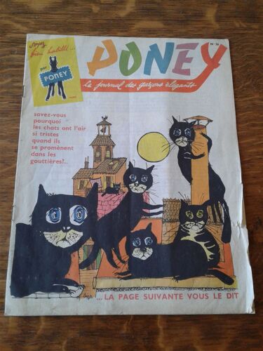 Poney Le Journal Des Garçons Élégants - N° 26 - 1966
