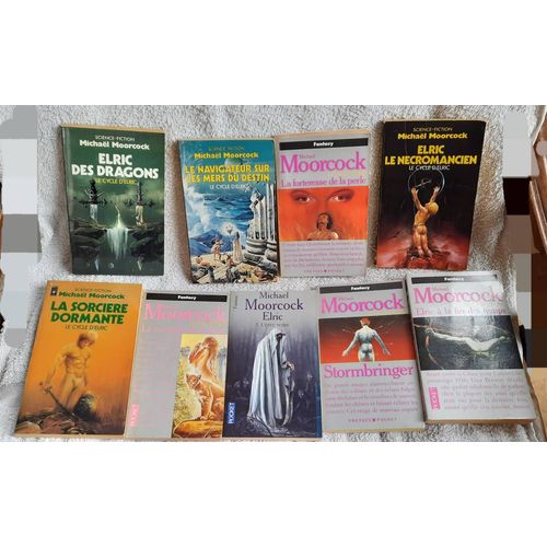 Lot Complet En 9 Livres Du Cycle D'Elric De Mickael Moorcock
