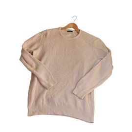 Pull Maille Blanc Écru Taille Xl