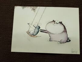 Carte Postale Colorée "Récréation De Bennip"Années 2000.