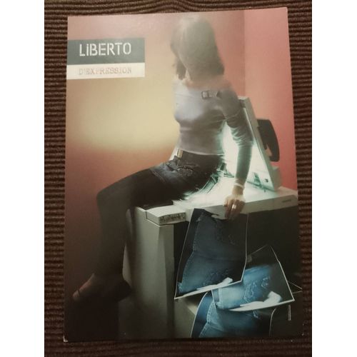 Carte Postale Colorée Publicitaire "Liberto D Expression"Années 2000.