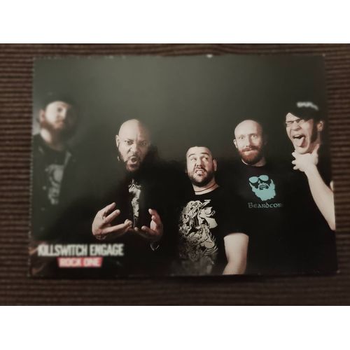 Carte Postale Colorée "Killwitch Engage"Années 2000.
