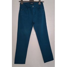 Jean 7/8 Élasthane Couleur Unie Tendance