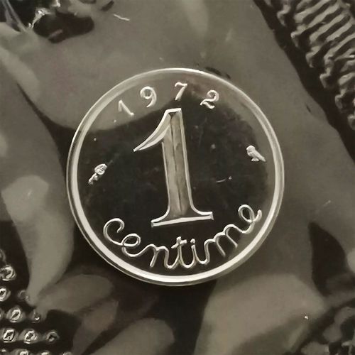 Monnaie De France - 1c Epi De 1972 En Fdc Sous Scellé D'Origine
