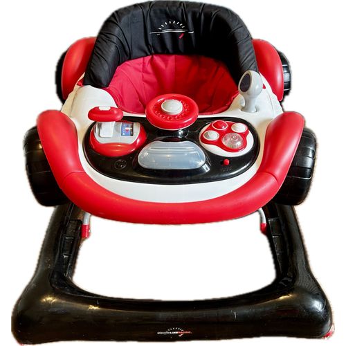 Trotteur Bébé Voiture Musicale, Pliable En 3 Positions