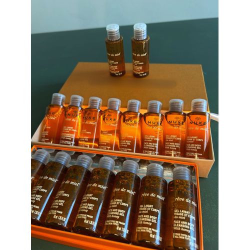 Lot De 15 Gel Douche Nuxe Rêve De Miel 40ml Format Voyage 