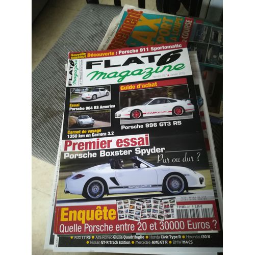 Flat 6 227 De 2010 Boxster Spyder,996 Gt3 Rs,Carrera 3.2,964 Rs America,356a Polizei,911l Sportomatic