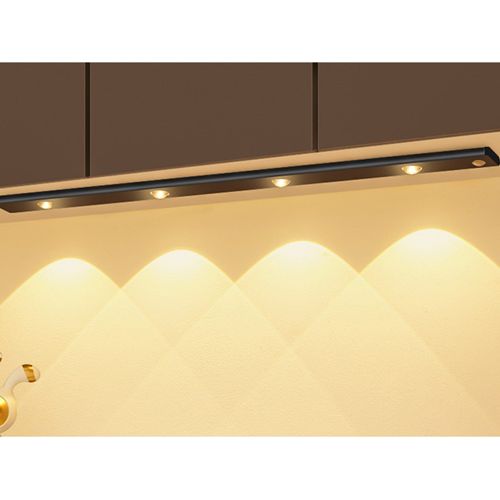 Bande Lumineuse Led Avec Détecteur De Mouvement, 2x40cm, Réglable, Lumière Intérieure