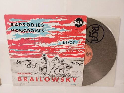 Lp Vinyle 33t Liszt, Alexandre Brailowsky – Rapsodies Hongroises (1962)