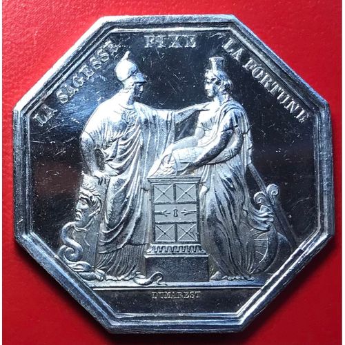 Jeton - Banque De France An V I I I - 1880/1899 - France - Argent