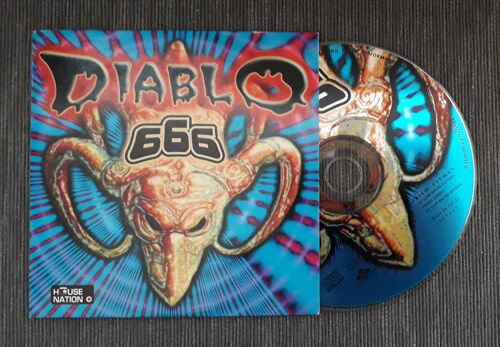 666 "Diablo" Cd Single 2 Titres Rare Avec Radio Devil 3'38 + Club Mix 5'06