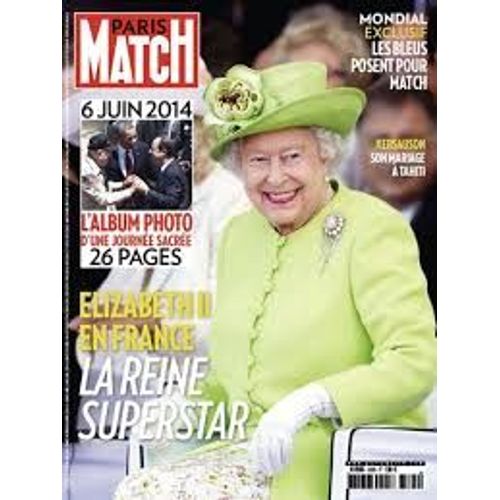 Paris Match 3395 : Elizabeth Ii En France