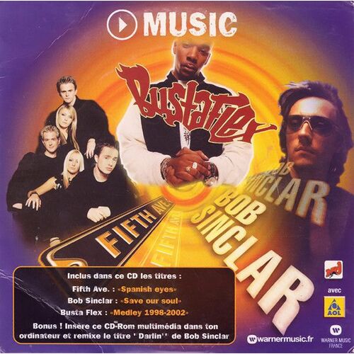 Various Music Cd 3 Titres Avec Busta Flex / Bob Sinclar / Fifth Ave Avenue