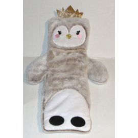 peluche écharpe bouillotte longue chouette reine gifi