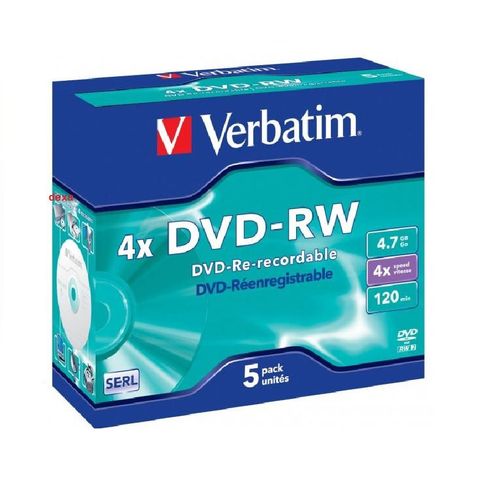 5 DVD-RW VERBATIM