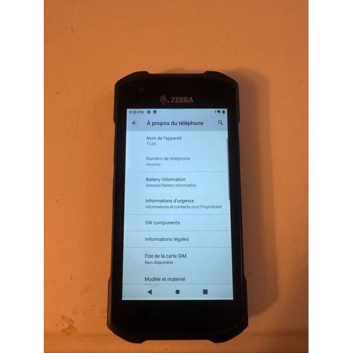 Terminal Zebra TC26BK - 11D221-A6 Noir