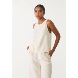 Stradivarius Top Fluide En Lin Mélangé À Dos Nageur Pierre S