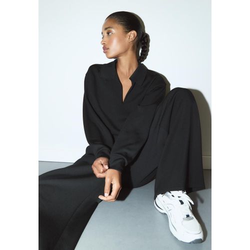 Stradivarius Pantalon De Ville Toucher Doux Noir 42