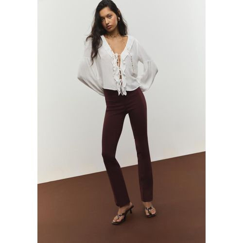 Stradivarius Pantalon Slim Fit Marron Xl