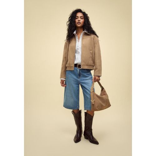 Stradivarius Blouson Bomber Toucher Doux Camel S