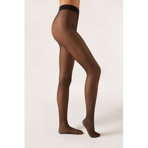 Calzedonia Collants Voile À Losanges Femme Taille Xs/S